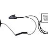 Impact Gold Series 1 Wire Surveillance Kit Hardwired with D Shape Earpiece for Two Way Radio 2