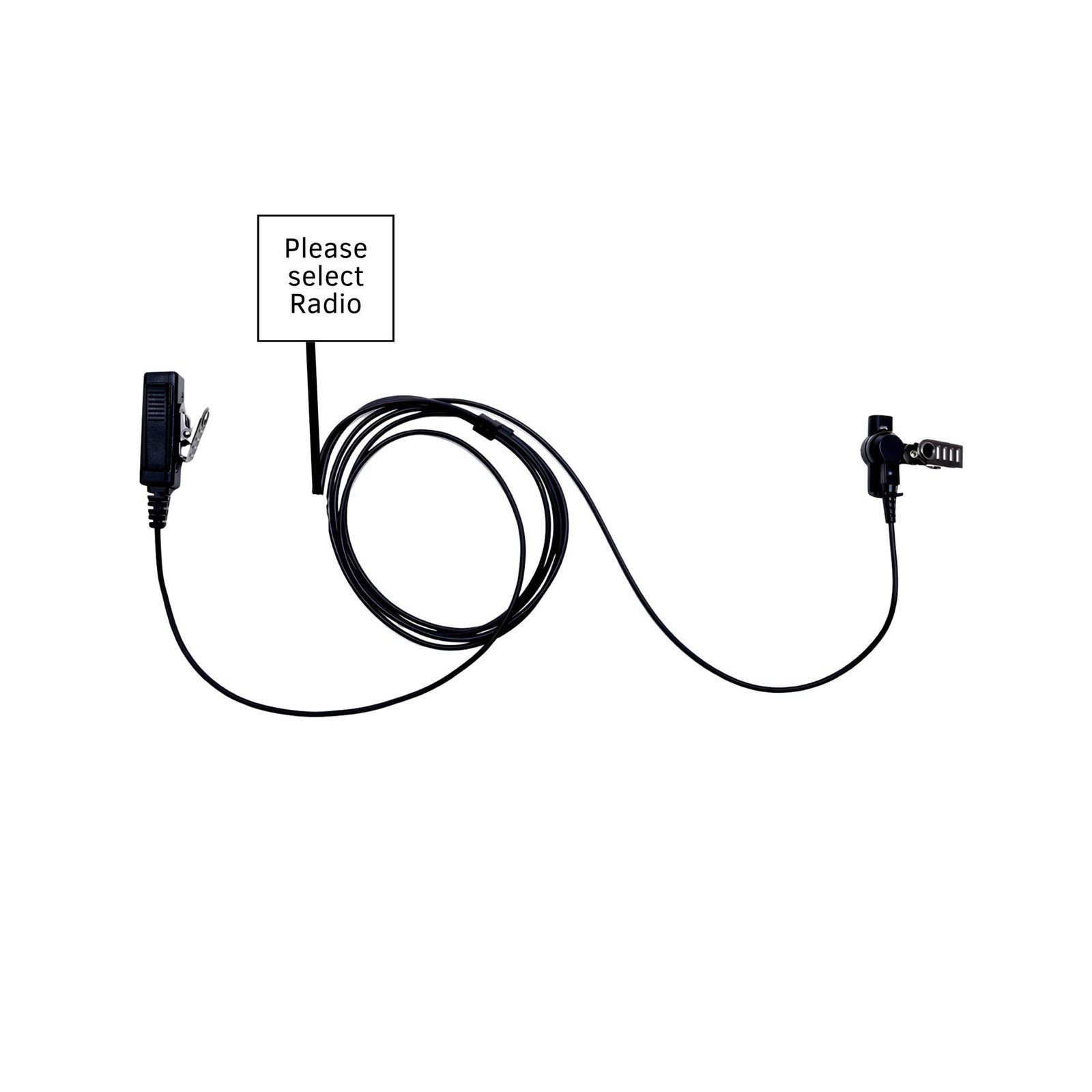 Impact Platinum P2W Surveillance Kits with Quick Disconnect Acoustic Tube Impact Surveillance Earpiece