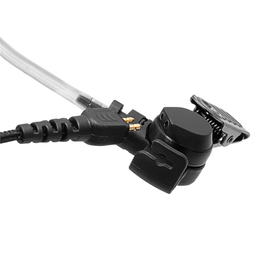 N2W 1 Wire Acoustic Tube earpiece, Braided Fiber Cloth, inline PTT/Mic. with added Shielding, Surgical Tubing with UV Protection N2W 1 Wire Acoustic Tube earpiece, Braided Fiber Cloth, inline PTT/Mic. with added Shielding, Surgical Tubing with UV Protection - Image 4