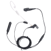 Hytera 3-Wire Earpiece with Acoustic Tube, Microphone and PTT (Black) accessory for two way radio