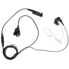 Hytera Earpiece with Acoustic Tube and In-line PTT (Black) accessory for two way radio