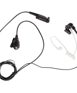 Hytera Earpiece with Acoustic Tube and In-line PTT (Black) accessory for two way radio