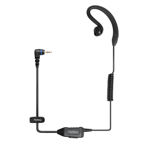 Hytera EHS16 C-Style Earpiece with In-line PTT and Microphone (Black) Hytera C-Style Earpiece with In-line PTT and Microphone (Black) accessory for two way radio