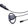 Impact Platinum Series 3 Wire Surveillance Kit with Silent Barrel Push to Talk PTT and Adjustable D Shaped Ear Hanger