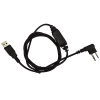 Programming cable for portable radios accessory for two way radio