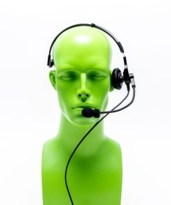 Impact Platinum Over-the-Head, Single Speaker Two-Way Radio Headset with OEM-Style Metal Headband