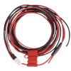 Hytera red and black Power Cord accessory for charger , accessory for two way radio