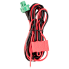 Hytera red black Power Cord charger accessory for two way radio