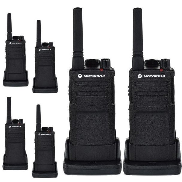 Motorola RMU2040 UHF 4CH 2-Way Radio Six Pack Motorola two way radio