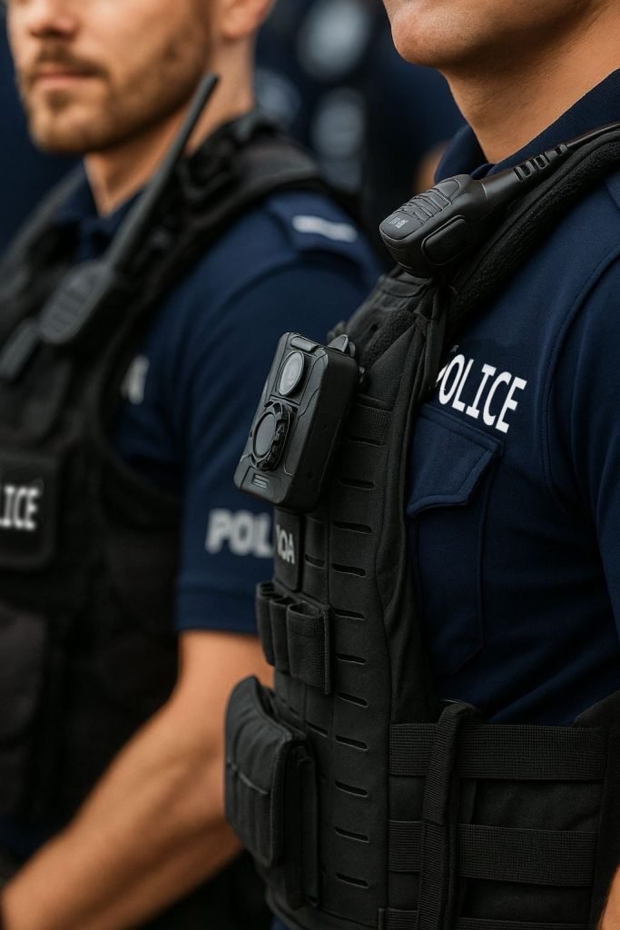 About Us police with motorola body camera