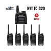 HYT TC-320 2 Watt Business Two-Way Radio 6-PACK black